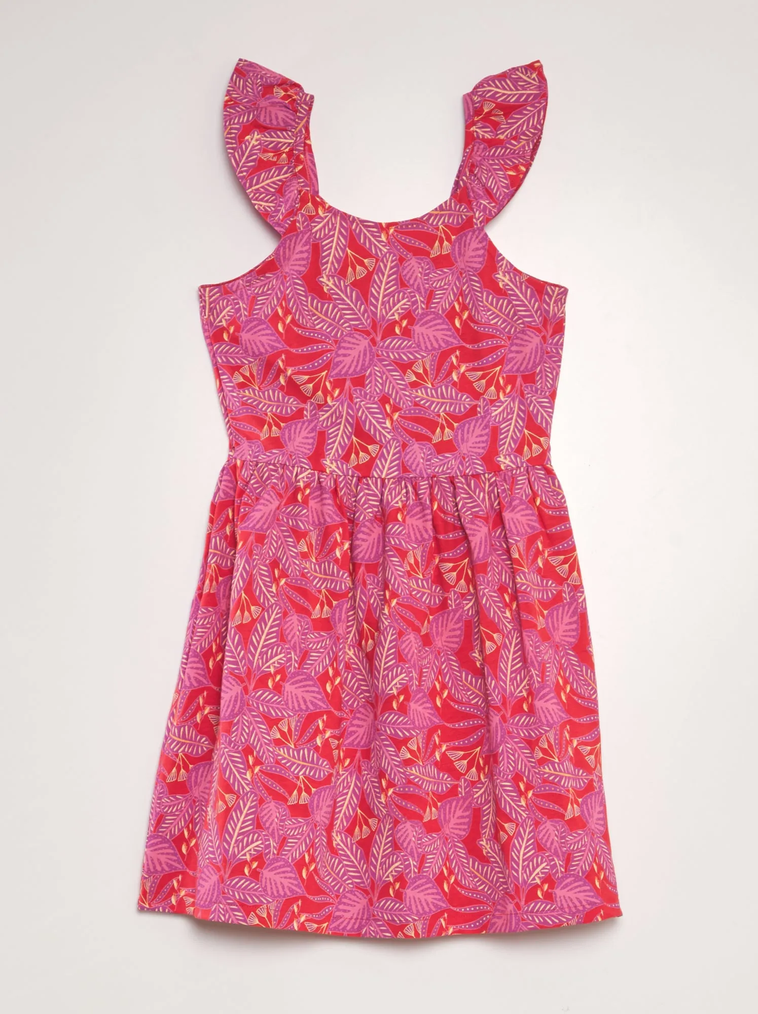 Vestito leggero stampato - ROSSO