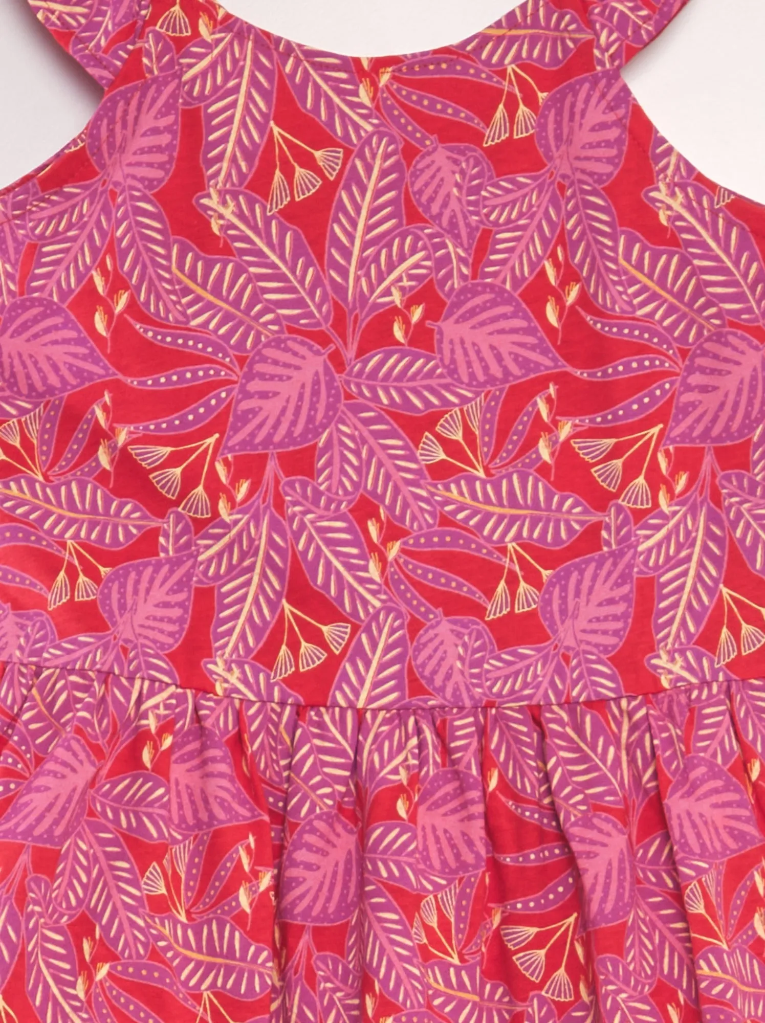 Vestito leggero stampato - ROSSO