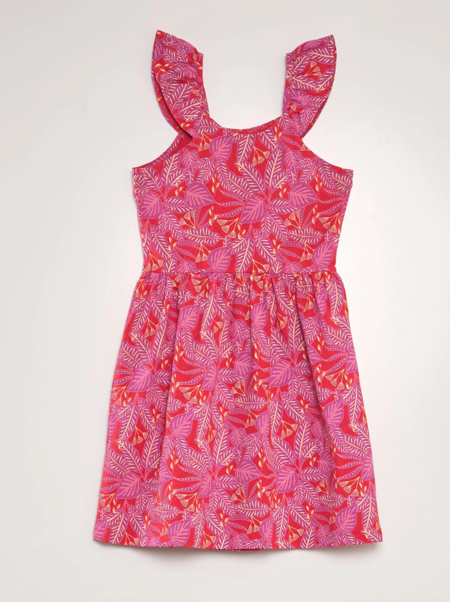 Vestito leggero stampato - ROSSO