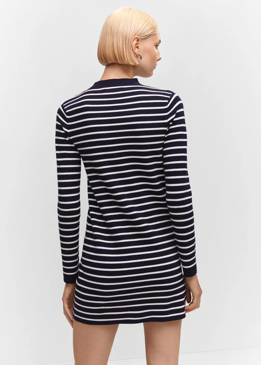 Vestito maglia righe