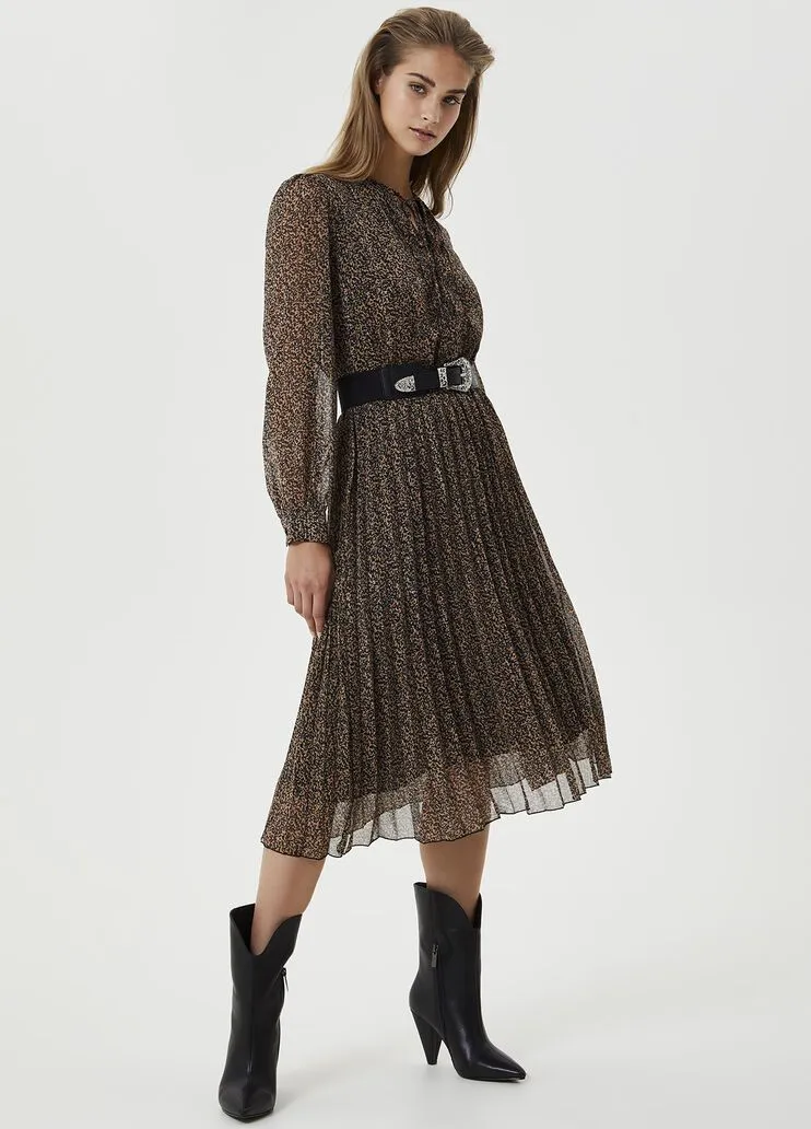 Vestito midi con cintura