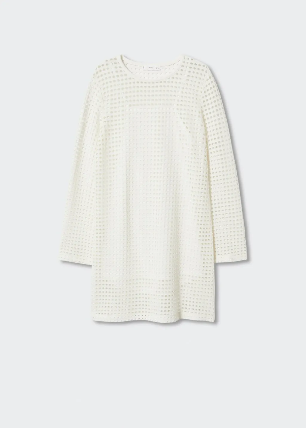 Vestito traforato cotone