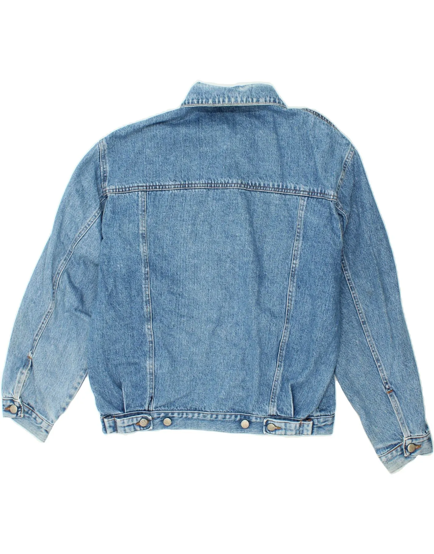 VINTAGE Mens Denim Jacket UK 40 Large Blue