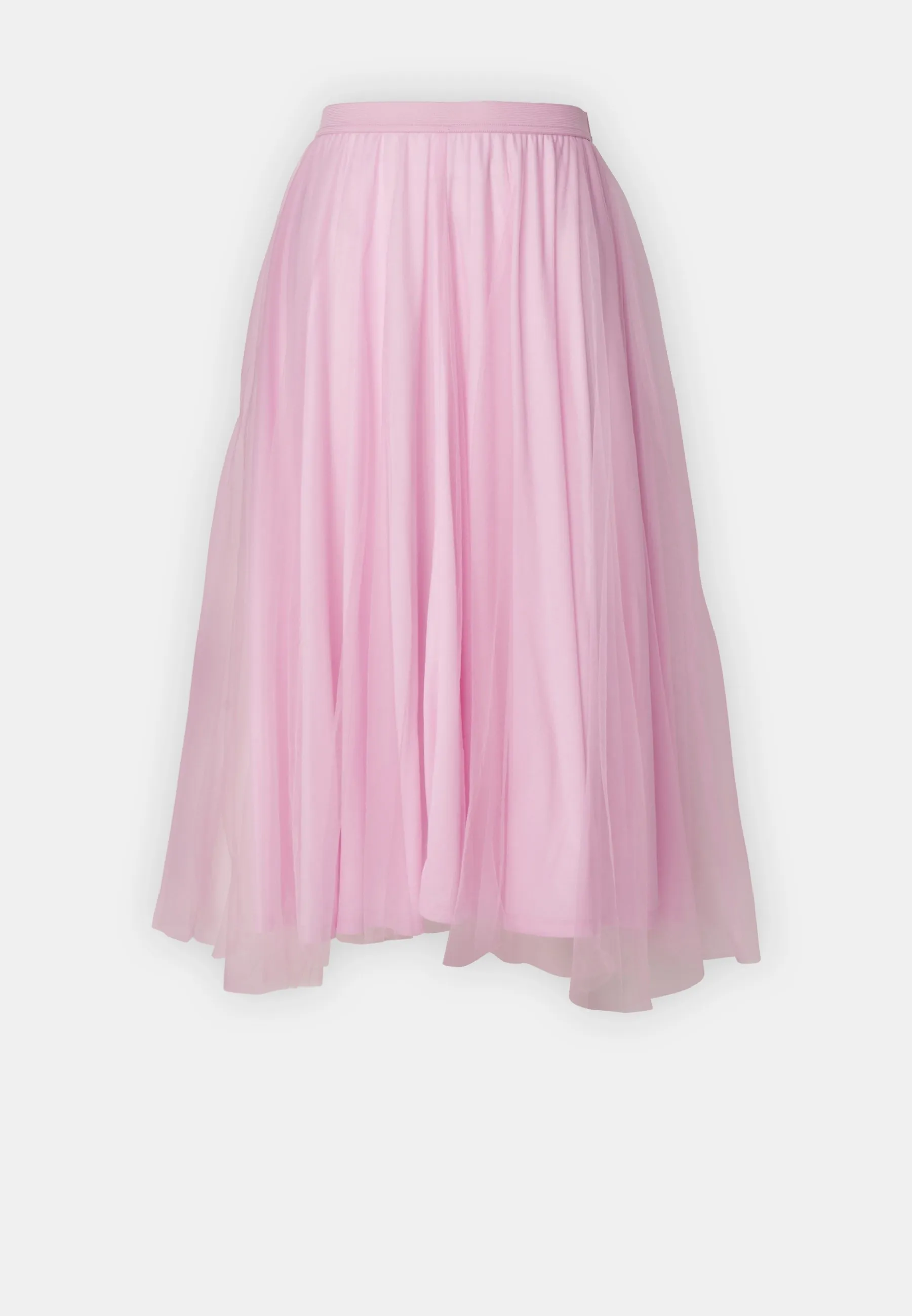 VITYL PLAIN MIDI SKIRT - Gonna a campana