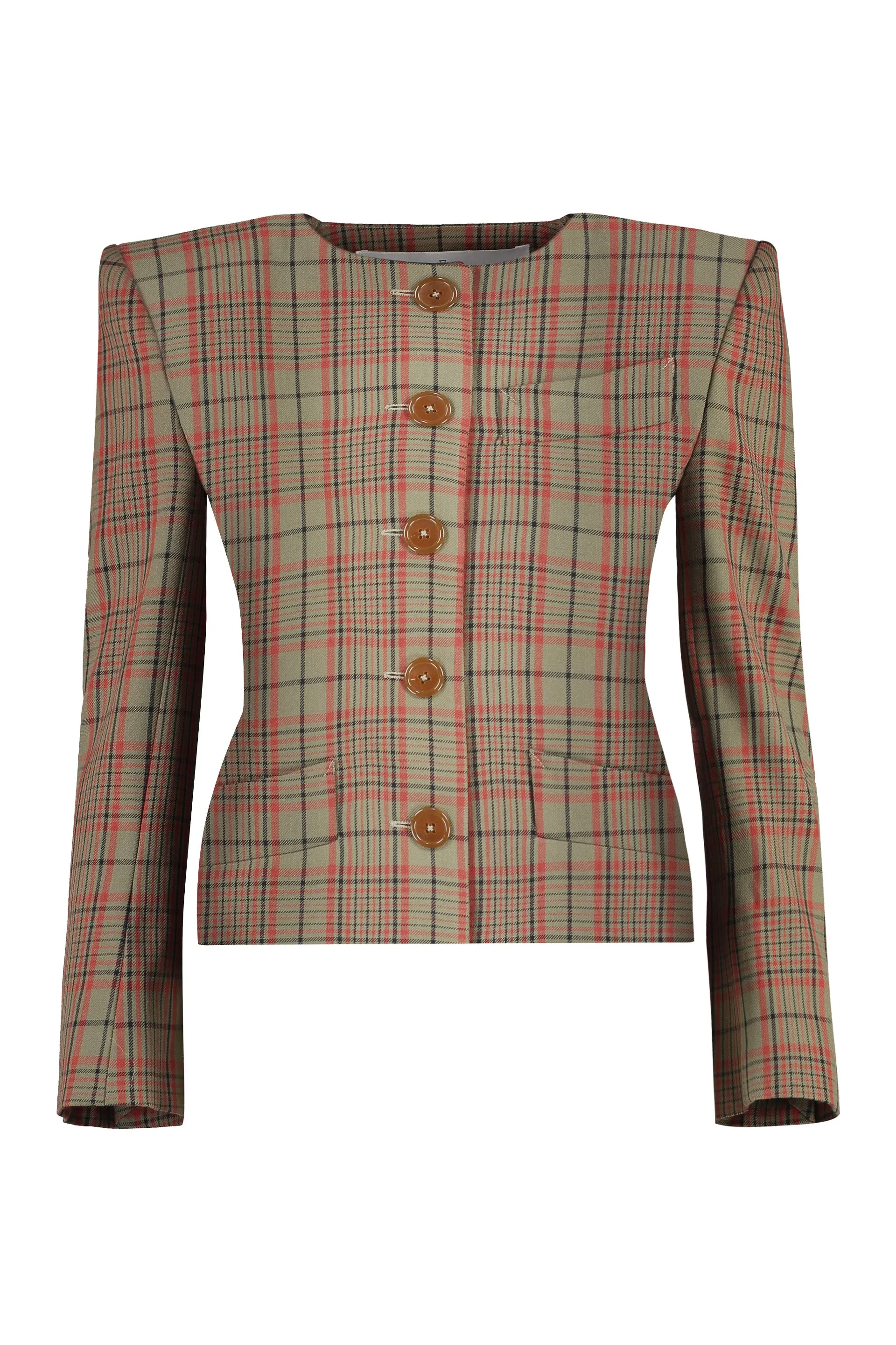 Vivienne Westwood Giacca in lana motivo check