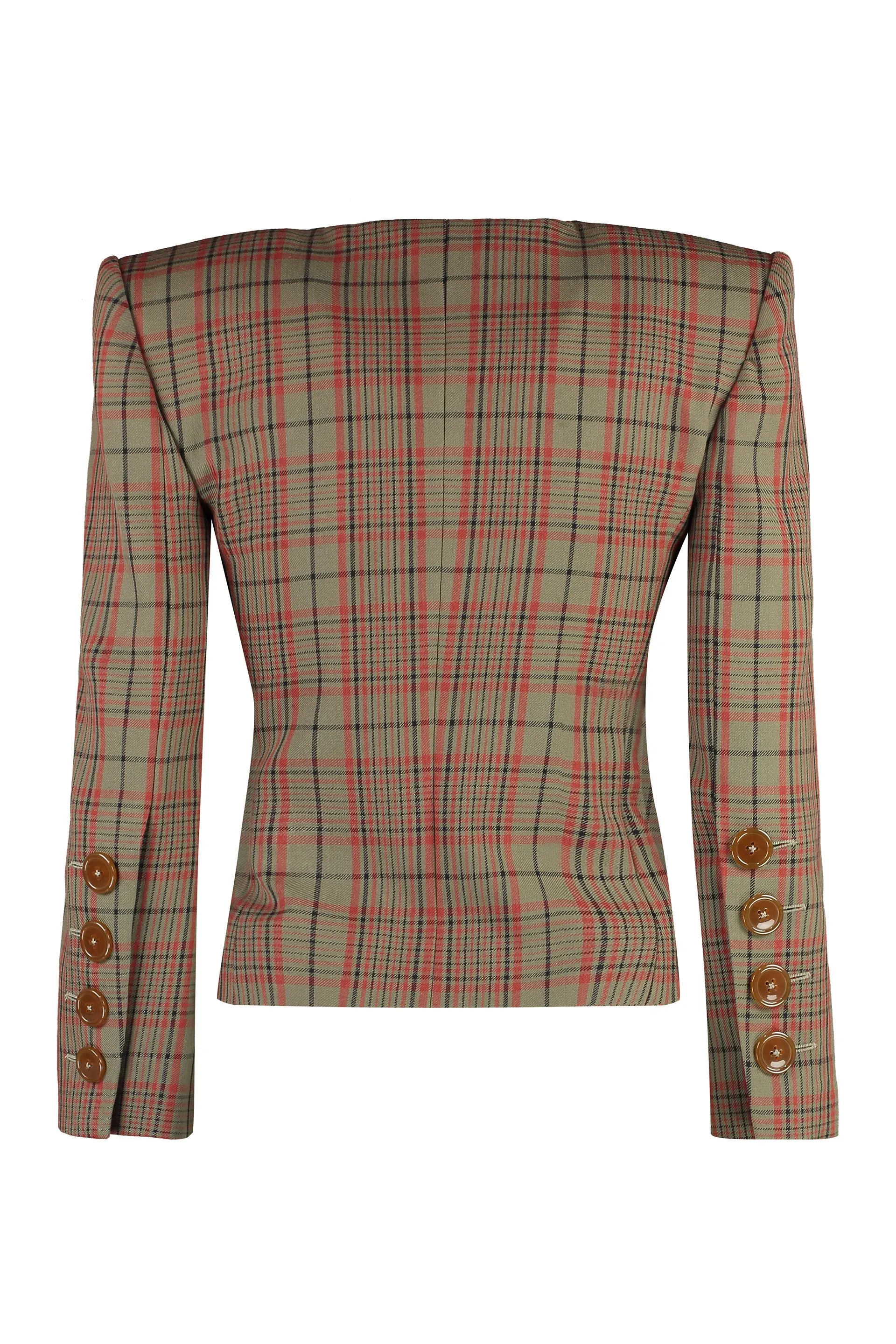 Vivienne Westwood Giacca in lana motivo check