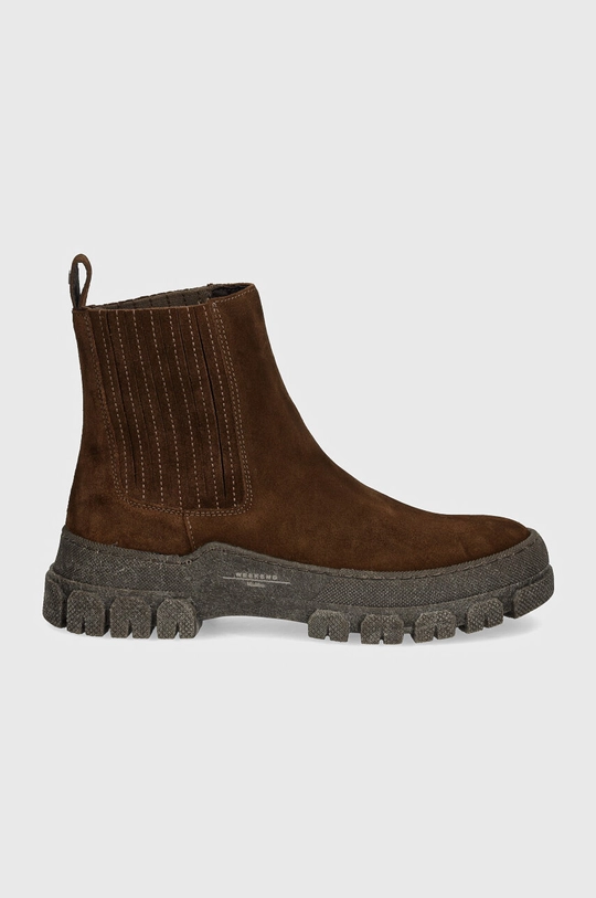 Weekend Max Mara stivaletti chelsea in camoscio GENEPI