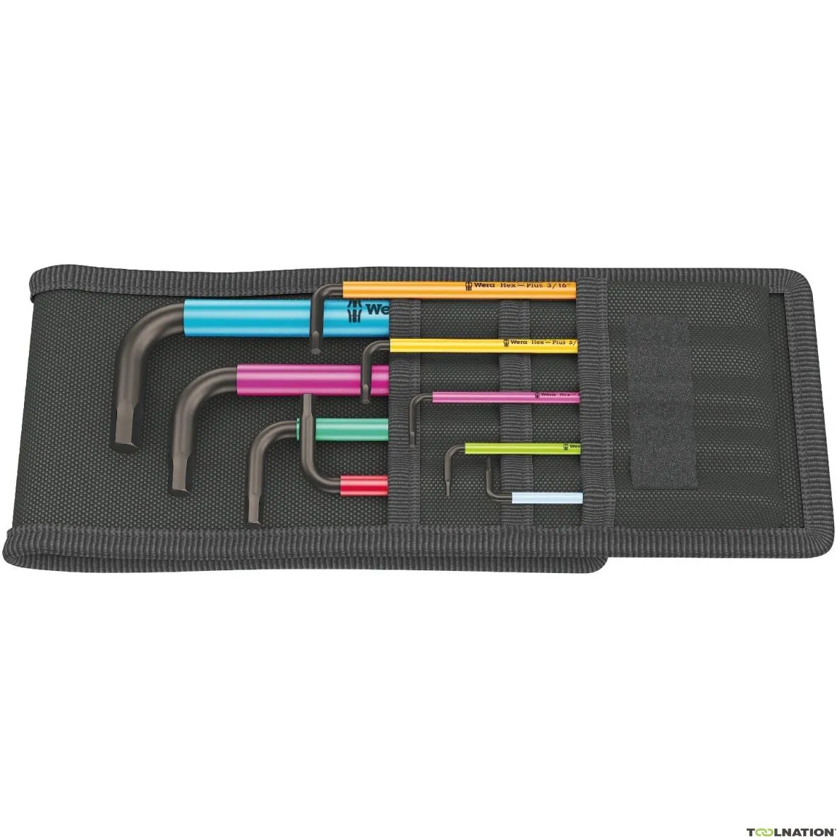 Wera 05022639001 950 SPKL/9 SZ Set di chiavi in pollici multicolore, 9 pezzi