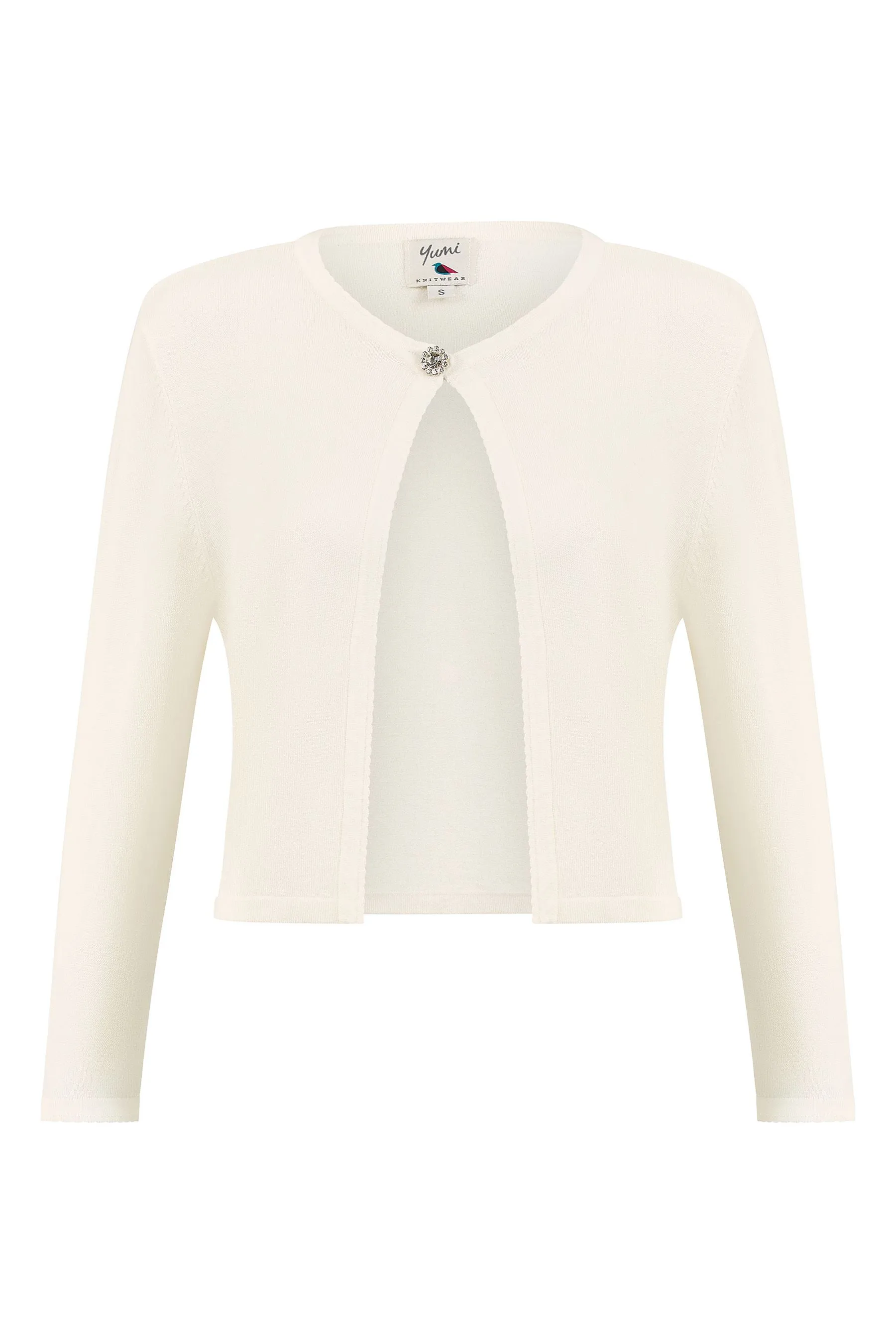 Yumi - Cardigan con Corto bottoni e strass
