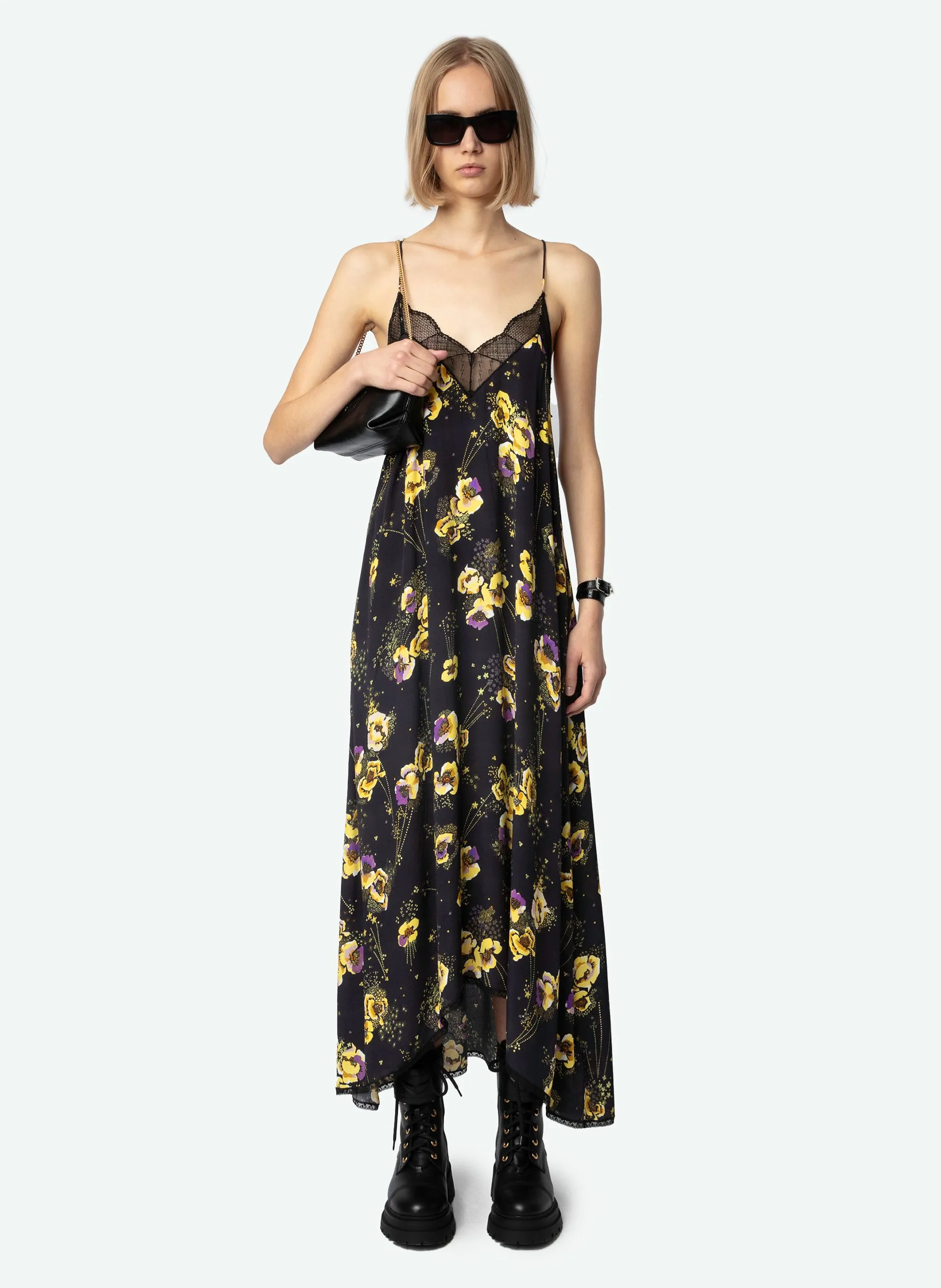  ZADIG&VOLTAIRE   RISTY - Abito lungo scollo a V | Nero
