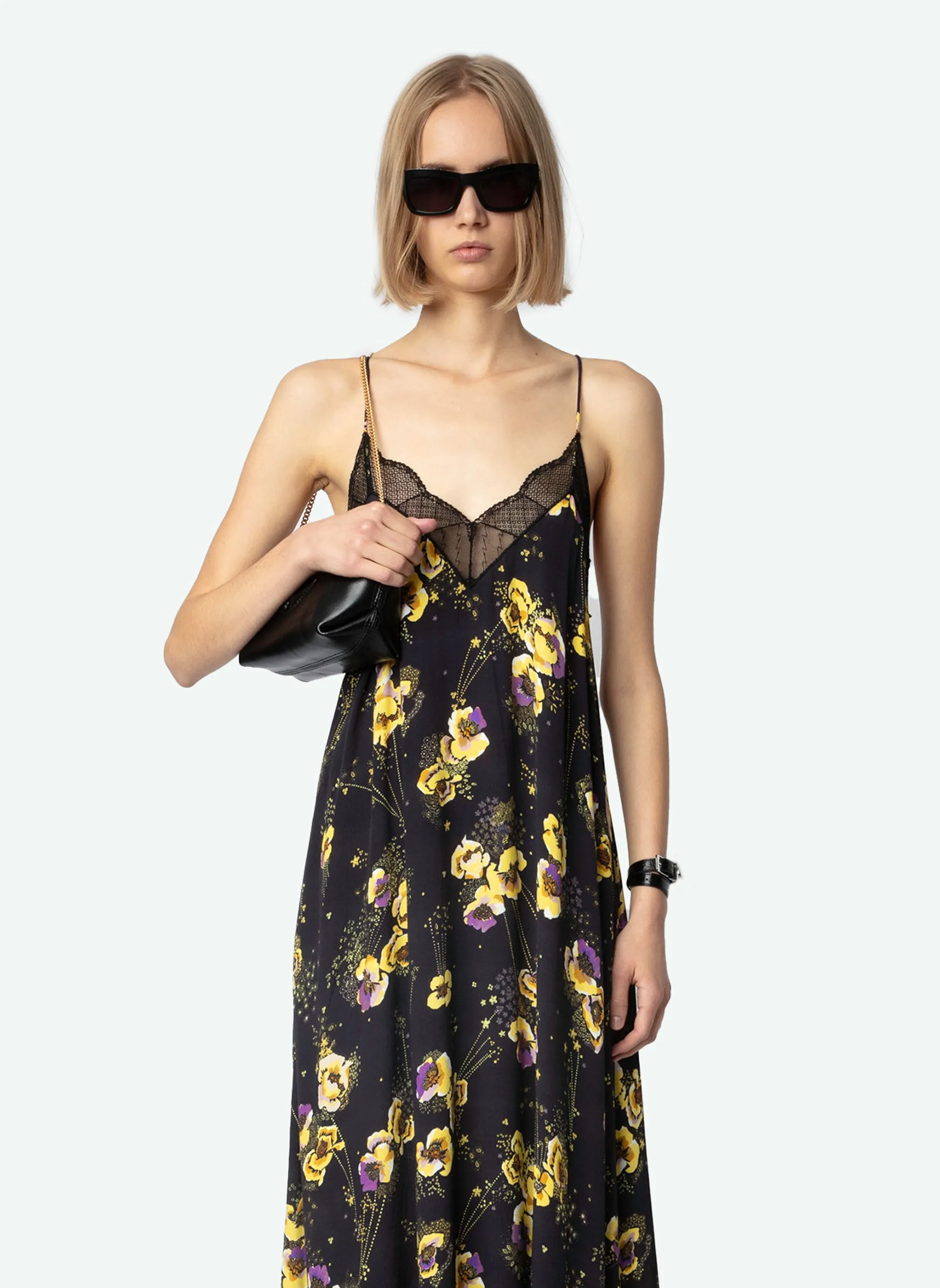  ZADIG&VOLTAIRE   RISTY - Abito lungo scollo a V | Nero