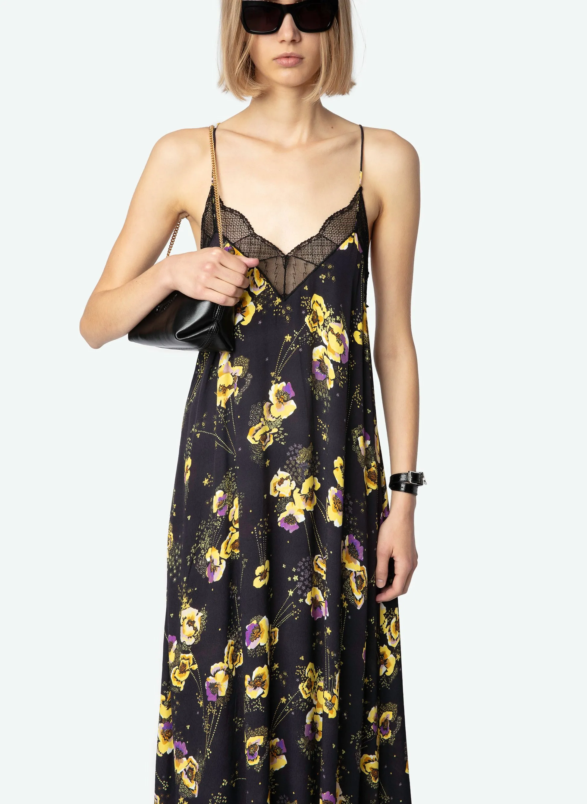  ZADIG&VOLTAIRE   RISTY - Abito lungo scollo a V | Nero