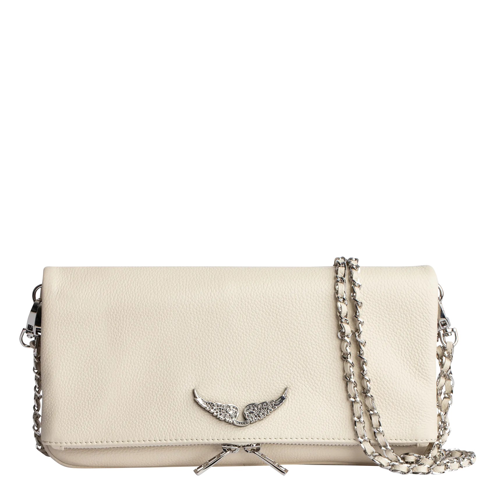  ZADIG&VOLTAIRE   ROCK - Pochette in pelle | Bianco