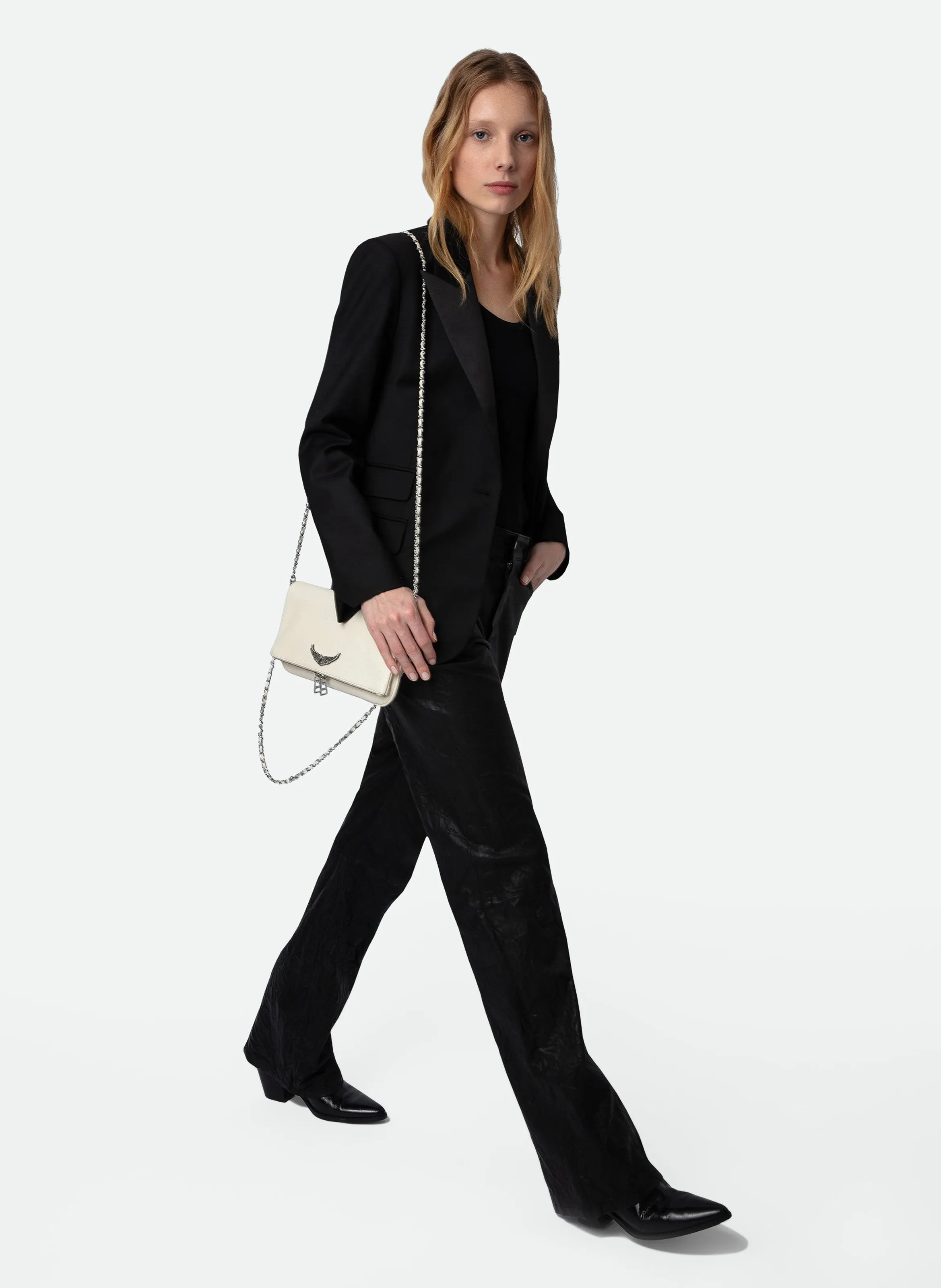  ZADIG&VOLTAIRE   ROCK - Pochette in pelle | Bianco