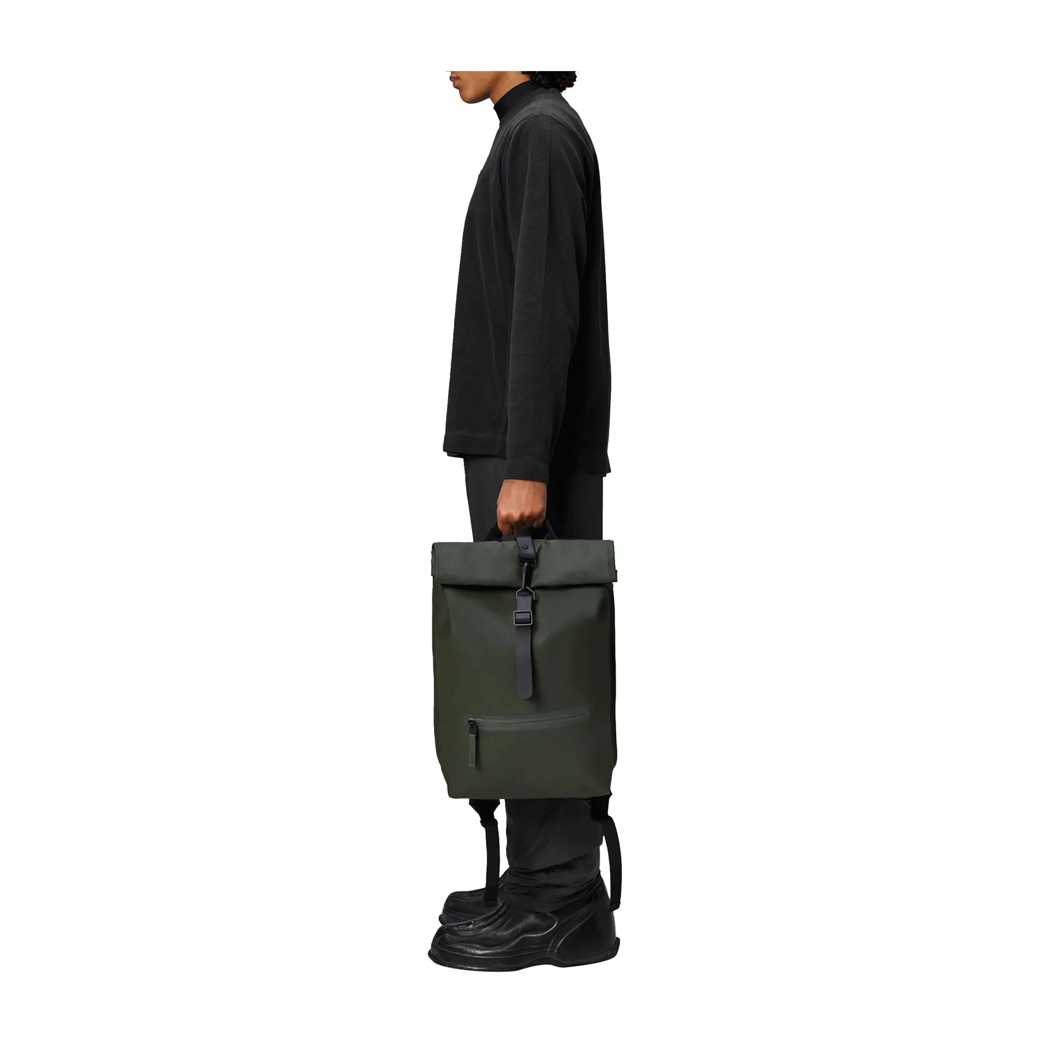 Zaino Unisex Rolltop Rucksack Verde
