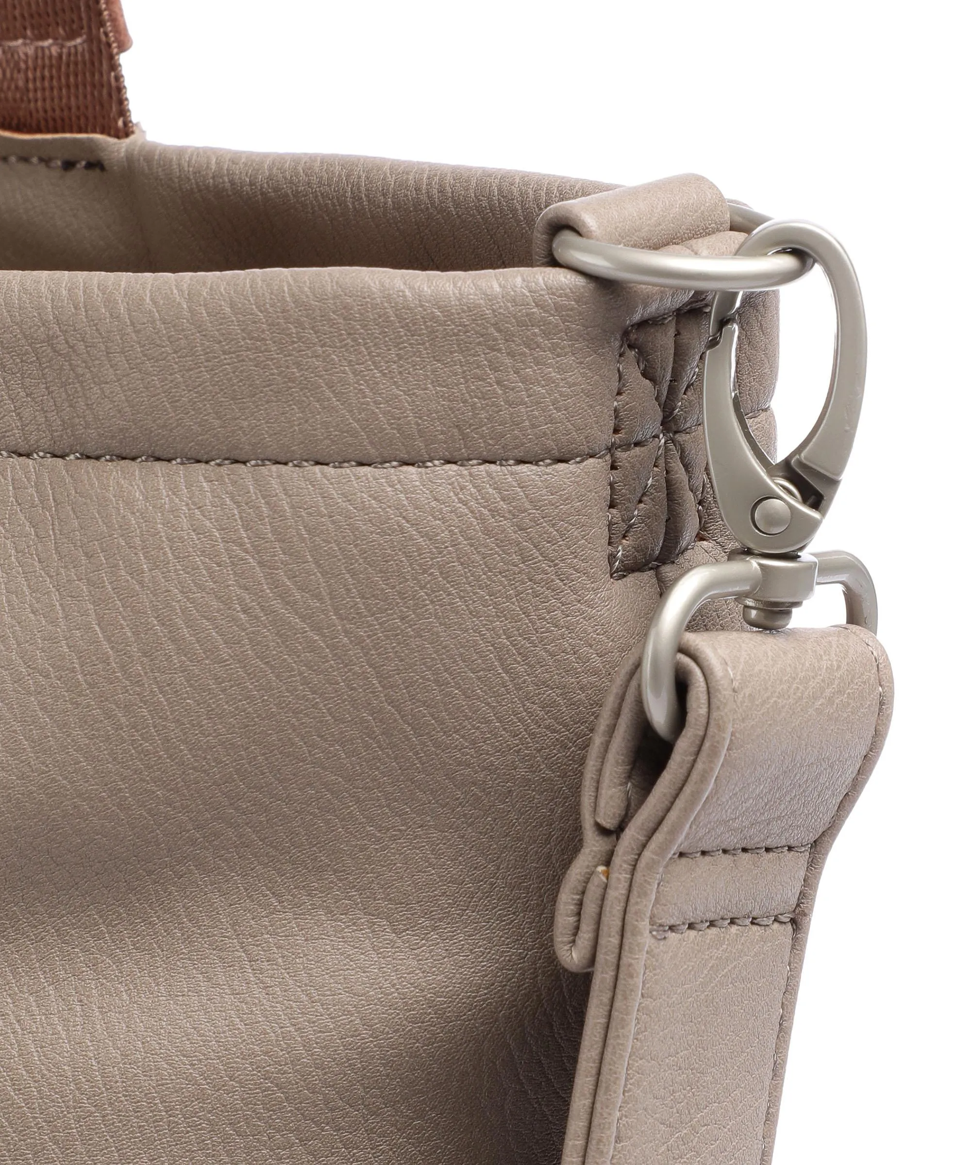 Zwei Jana J145 Borsa shopper pelle sintetica marrone/rosa  